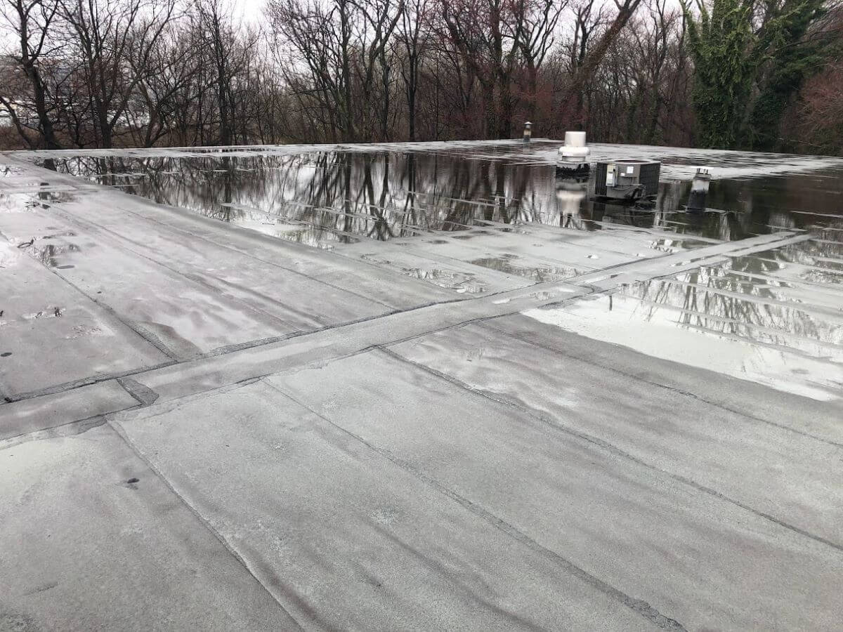 Water Damage Roof Repair in